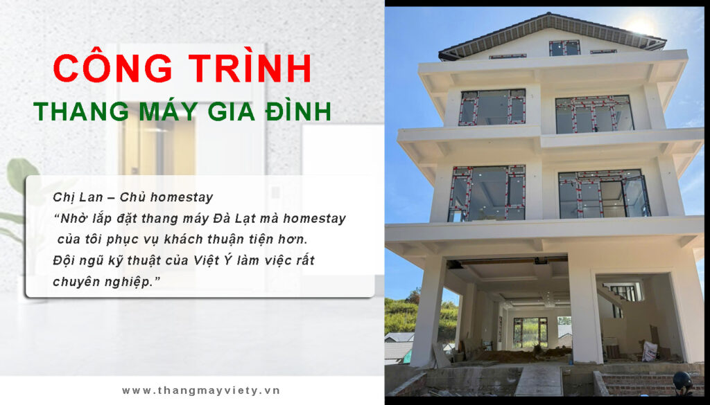 Thang máy Việt Ý - Thang máy gia đình Homestay