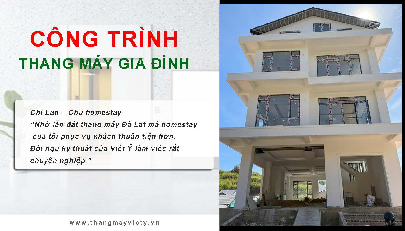 Thang máy Việt Ý - Thang máy gia đình Homestay