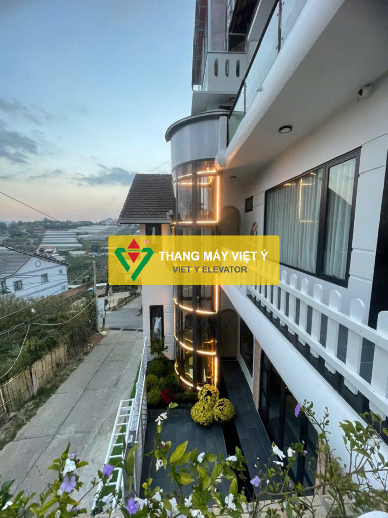 Thang máy Việt Ý - Thang máy buồng kính - Thang máy khách sạn Đà Lạt